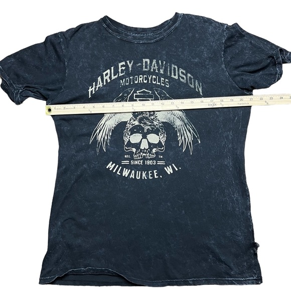 Harley Davidson Bleached t-shirt Men’s size Medium - Picture 3 of 5